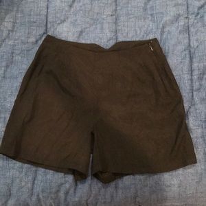NWT! Black Side Zipper Shorts